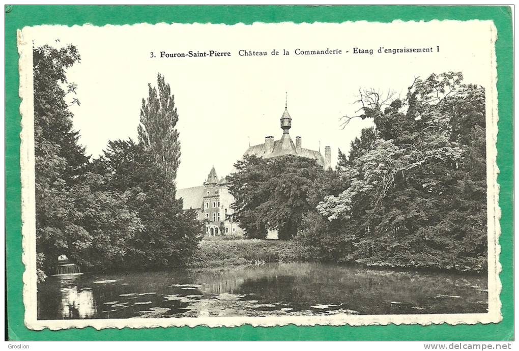 FOURON-SAINT-PIERRE    CHATEAU DE LA COMMANDERIE  - ETANG D'ENGRAISSEMENT 3 - Voeren