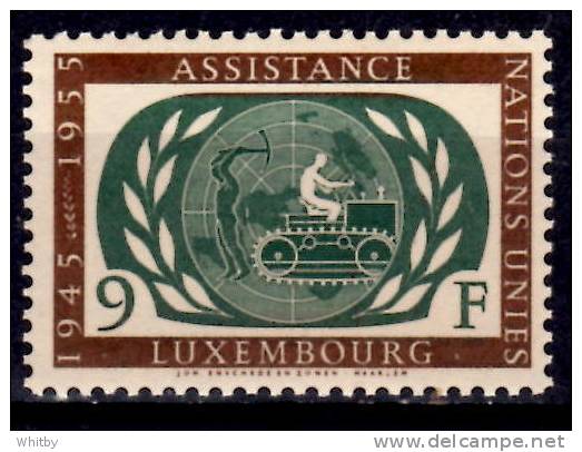 Luxenbourg 1955 9f  U N Emblem Issue #309 - Unused Stamps