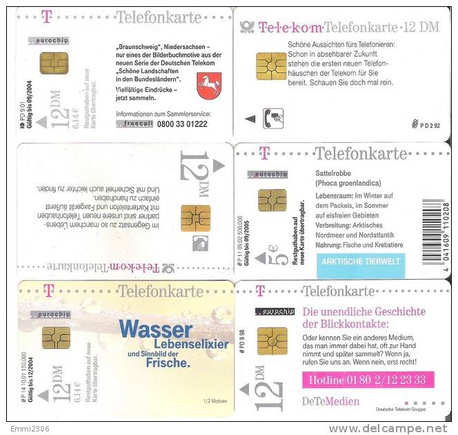 Telefonkarten / Lot Mit 6  TK  Gebraucht  (9) - Collections