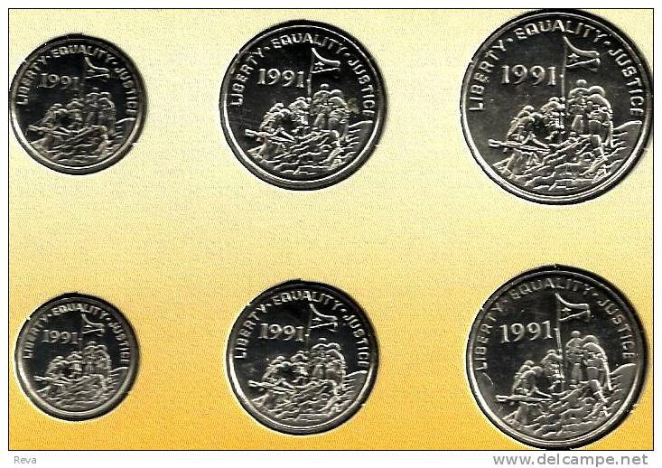 ERITREA 10 CENTS OSTRICH BIRD FRONT FLAG INDEPENDENCE 1991 BACK 1997 KM45 UNC READ DESCRIPTION CAREFULLY !!! - Erythrée