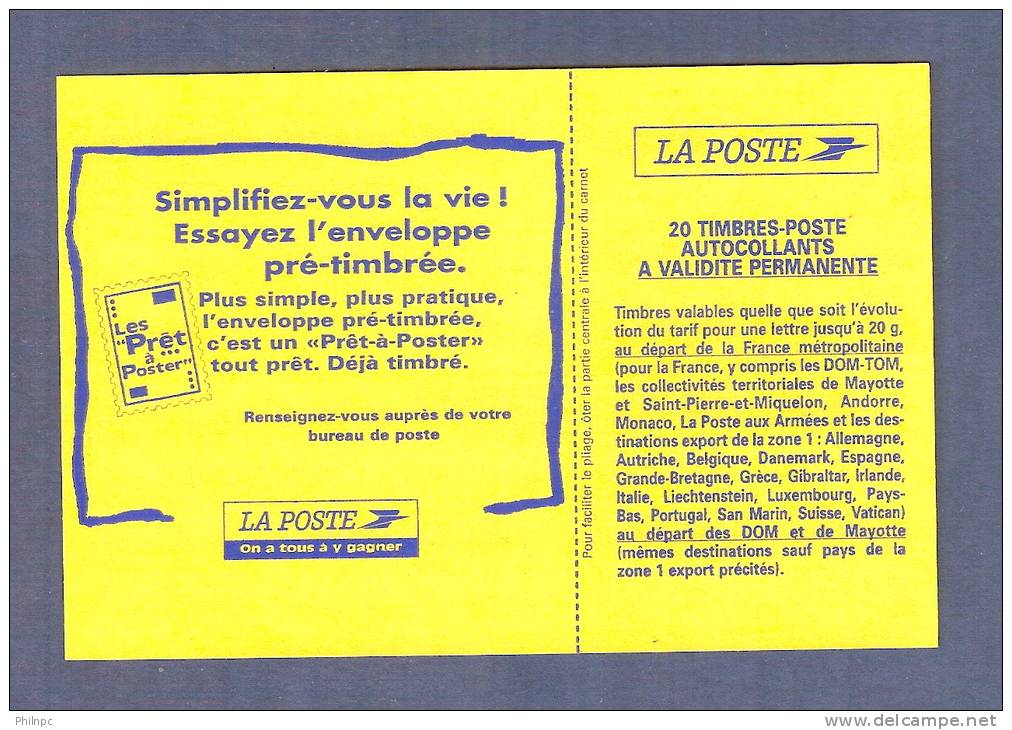 France, 2874-C9, Numéroté, Carnet Neuf, Non Plié, TTB, Carnet DAB, Carnet Marianne De Briat - Autres & Non Classés