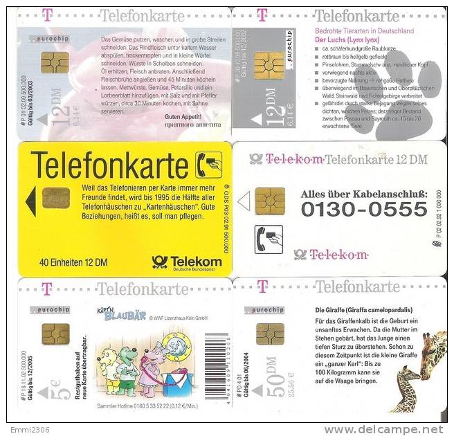 Telefonkarten / Lot Mit 6  TK Gebraucht  (4) - Collections