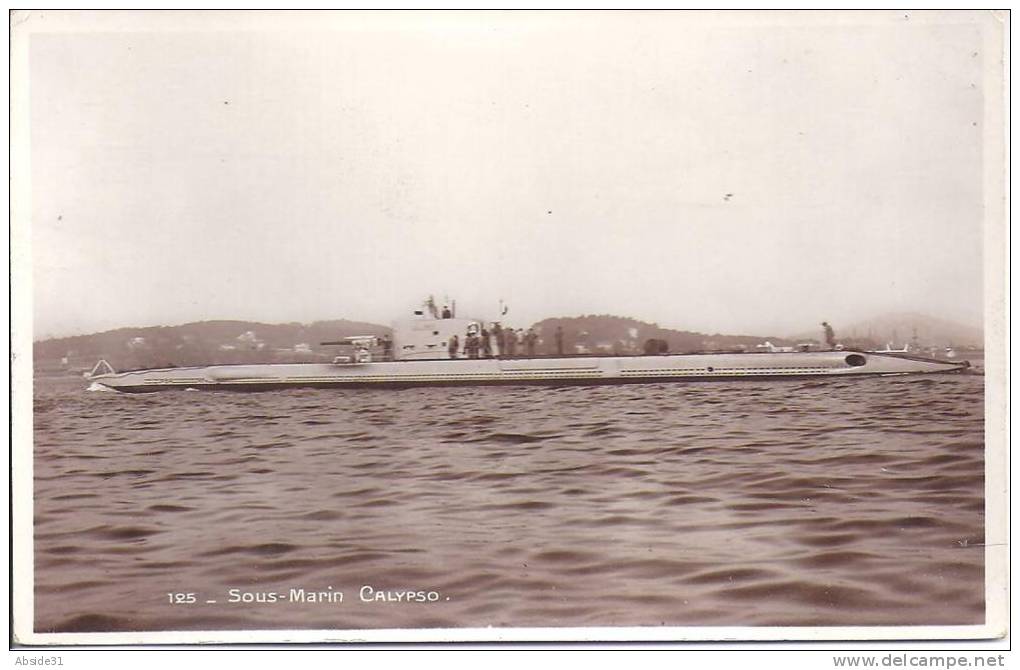 Sous Marin  CALYPSO - Sous-marins