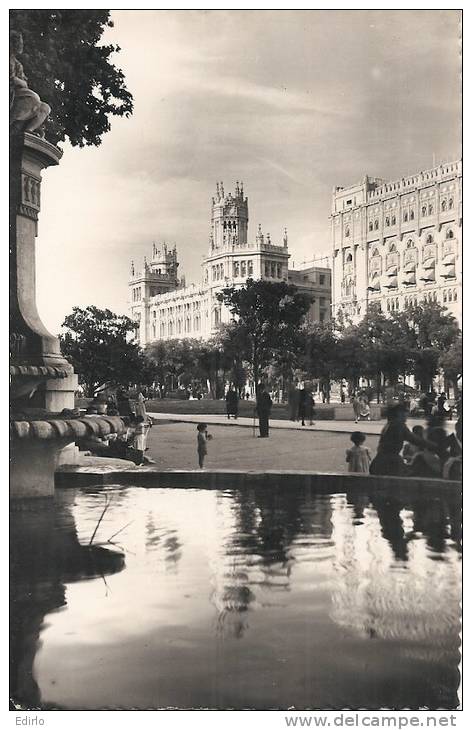 Madrid Ministerio Marina  Y Palacio De Correo Stamped TTB - Madrid