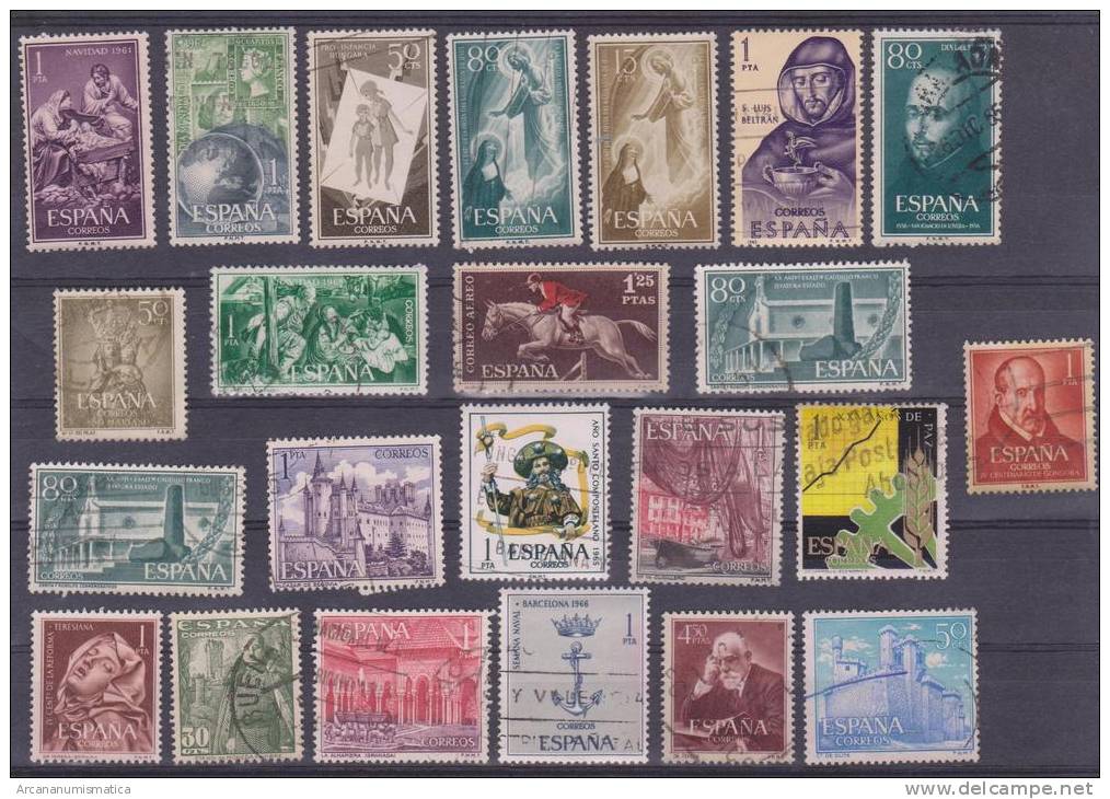 Lote De Sellos Usados / Lot Of Used Stamps  FRANCO / ESTADO ESPAÑOL  VARIOS   S-1344 - Usados