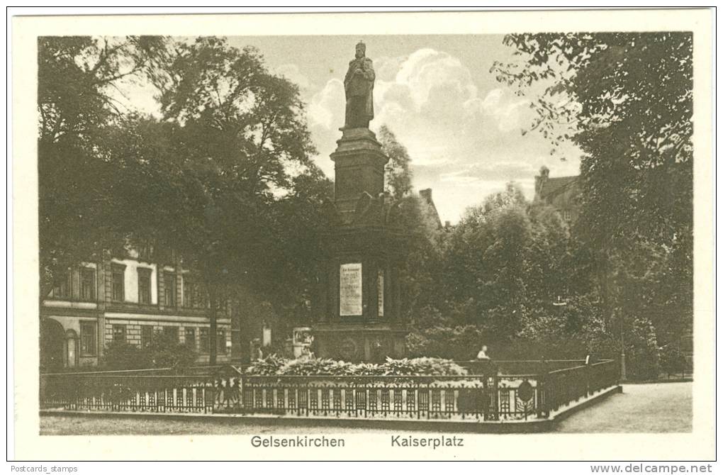 Gelsenkirchen, Kaiserplatz, Um 1920/30 - Gelsenkirchen