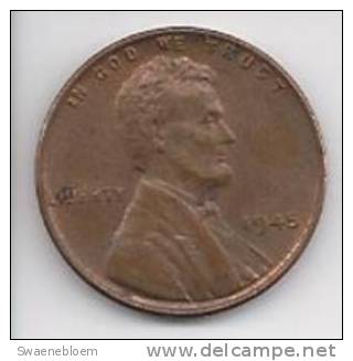 US.- Munten - USA 1 Cent 1945. Abraham Lincoln. 0.01 Dollarcent. United Status Of America. One Cent. - Other - America