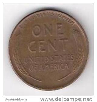 US.- Munten - USA 1 Cent 1945. Abraham Lincoln. 0.01 Dollarcent. United Status Of America. One Cent. - Other - America