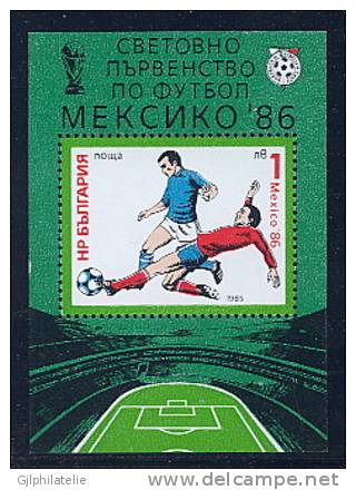 BULGARIE BF128 Football Mexico 86 - 1986 – Mexique