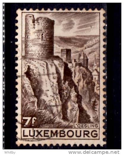 Luxenbourg 1948 7f Fortifications Issue #246 - Gebruikt