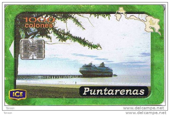 Costa Rica, CRI-C-60, Puntarenas (1St Edition), Ship. - Costa Rica