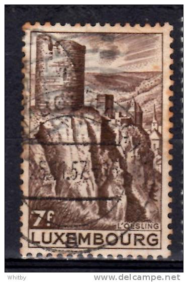 Luxenbourg 1948 7f Fortifications Issue #246 - Oblitérés
