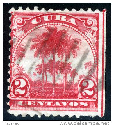 1902 - Sc 228b - ROYAL PALMS FROM BOOKLET - SCARE - Usados