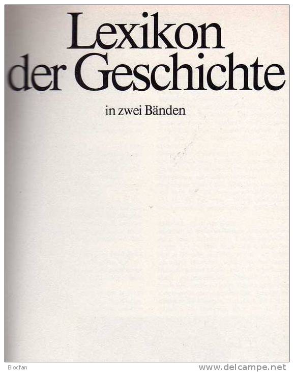 Band 1 A Bis Knj 1979 Antiquarisch 10€ Aus Bertelsmann Lexikon Der Geschichte In 2 Bände Ledereinband Lexika Of Germany - 2. Middeleeuwen