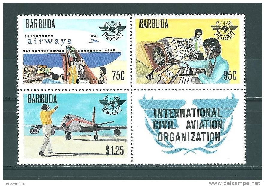 Barbuda: Timbres Du BF 42 Avec Vignette ** - Antigua Et Barbuda (1981-...)