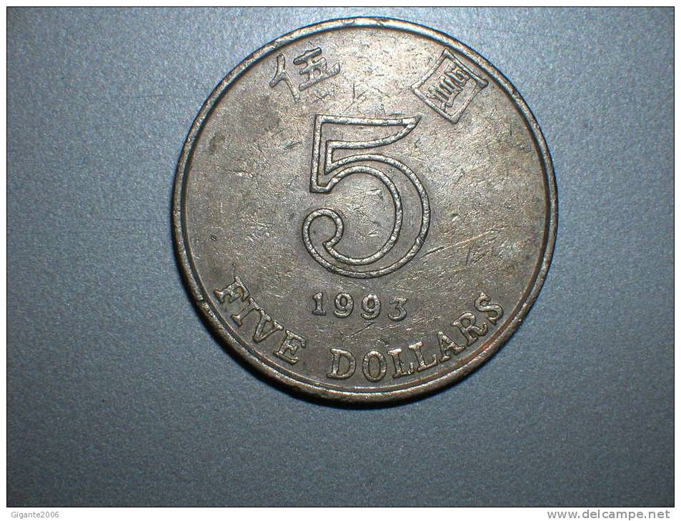 Hong Kong 5 Dólares 1993 (3779) - Hong Kong