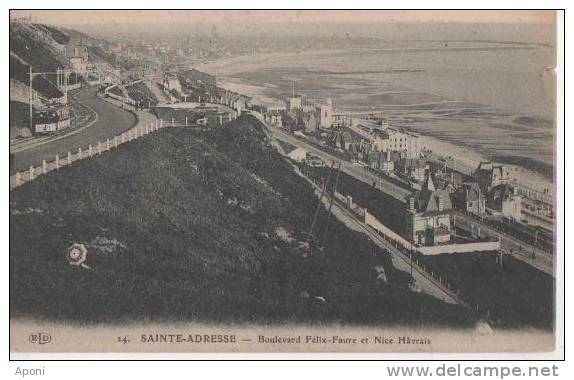 ST ADRESSE ..boulevard Felix Faure Et." Nice.havrais"  .) - Autres & Non Classés