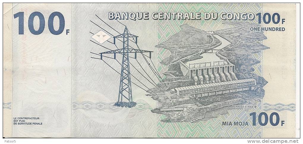 Rd Congo 2007 100 Francs Neuf - Non Classés