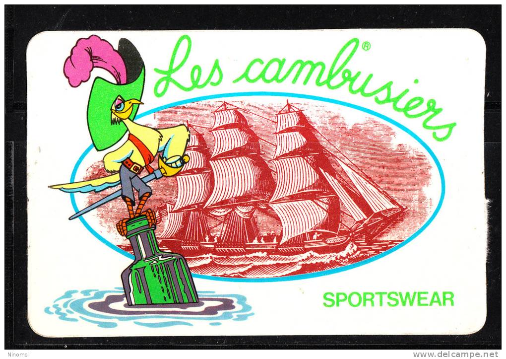 Autoadesivo  " Les Cambusiers ".  Sportswear.  Veliero. Sailing Ship - Autres & Non Classés