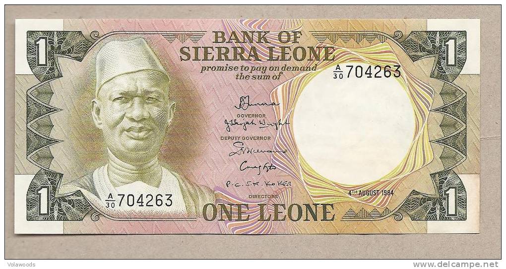 Sierra Leone - Banconota Non Circolata Da 1 Leone - 1984 - - Sierra Leona