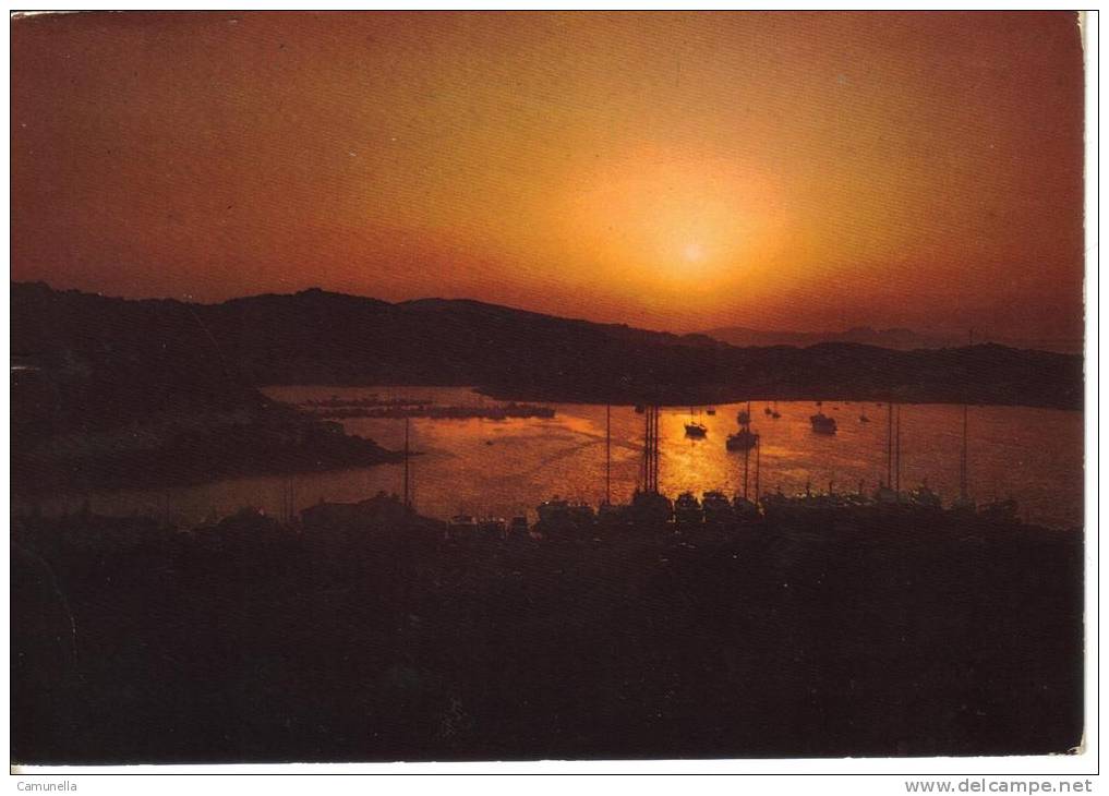 Cartoline Tramonto-costa Smeralda - Halt Gegen Das Licht/Durchscheink.