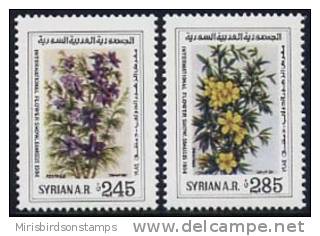 Syria Siria 1984 Flowers MNH - Andere & Zonder Classificatie