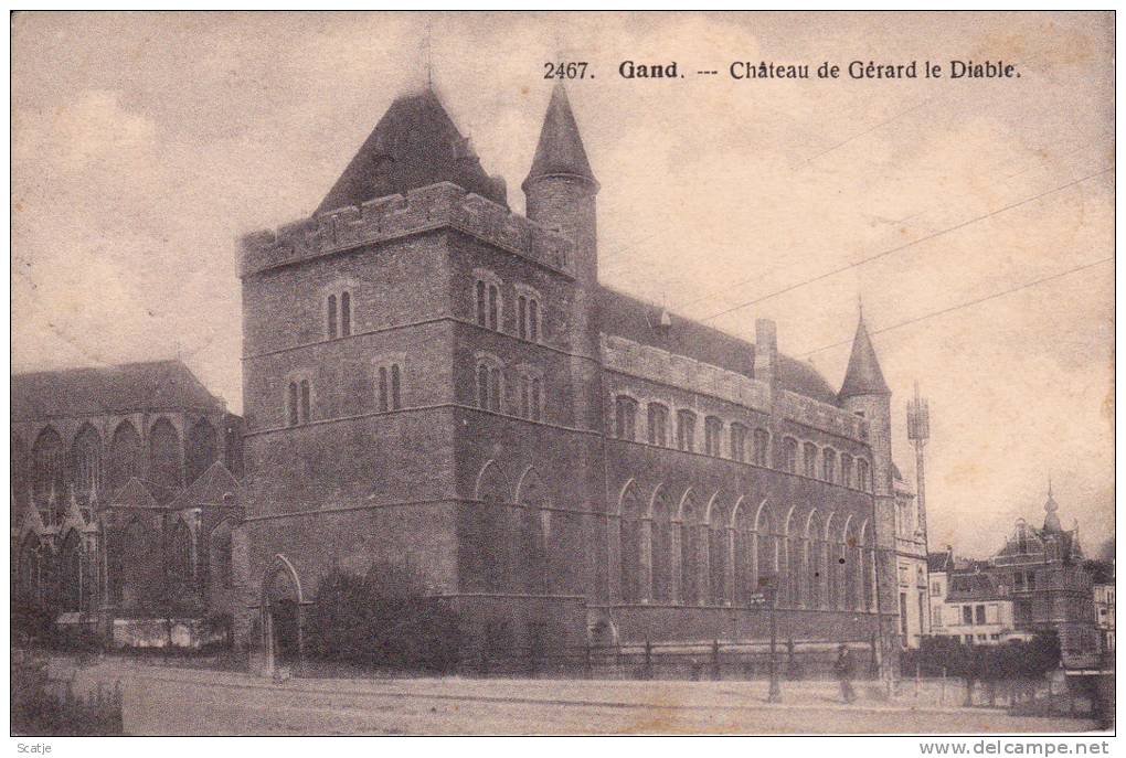 Gand, Château De Gérard Le Diable. 1925 - Gent