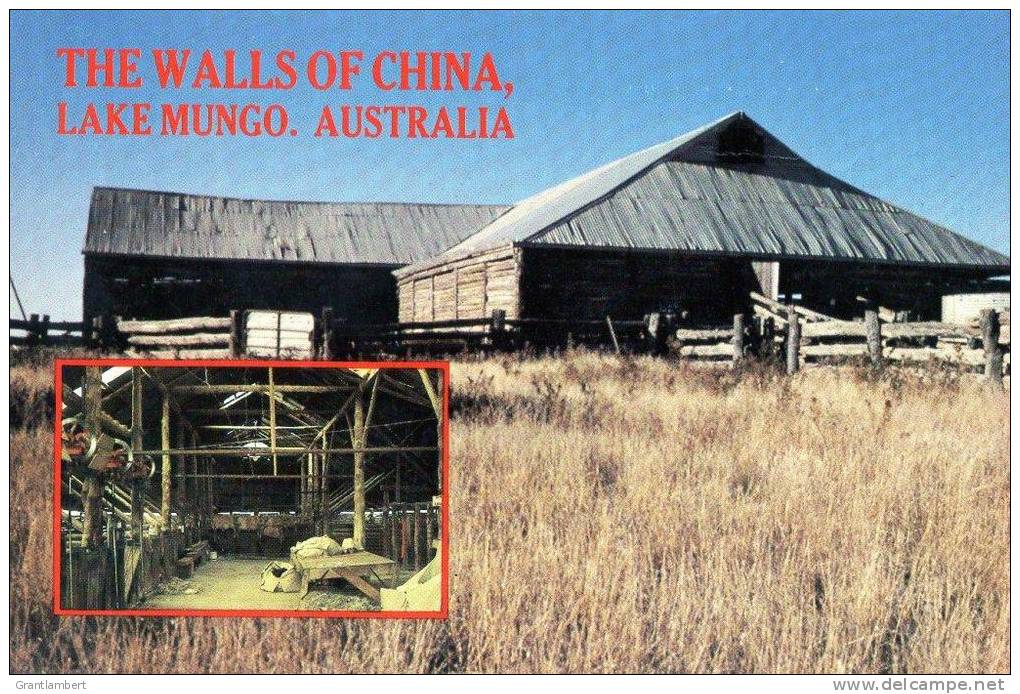 The Mungo Woolshed 1869, Lake Mungo, NSW - James Unused - Otros & Sin Clasificación