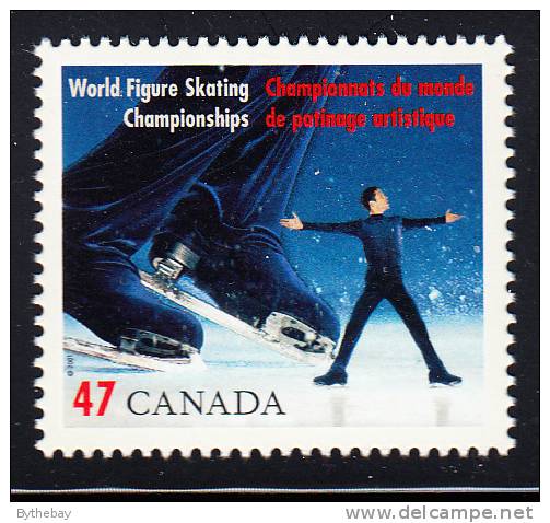 Canada MNH Scott #1898 47c Men`s Singles - World Figure Skating Championships - Unused Stamps