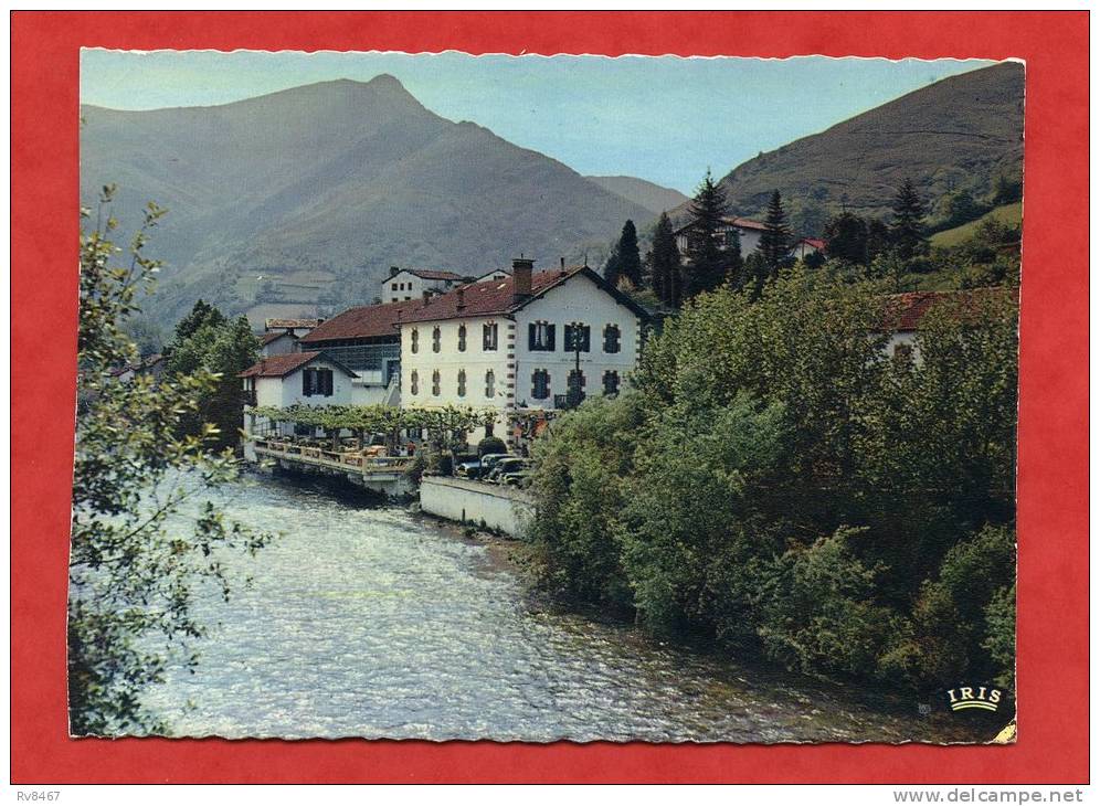 * SAINT ETIENNE DE BAIGORRY-Hôtel Du Triquet(Terrasse Animée+Automobiles) - Saint Etienne De Baigorry