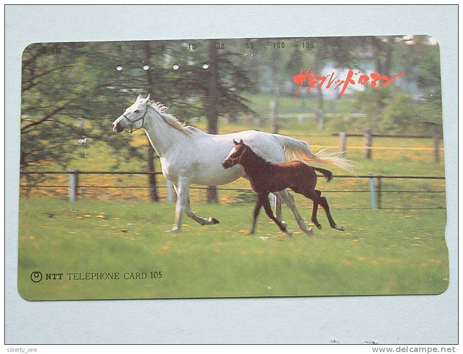 PAARD - HORSE - CHEVAL ( NTT Japan ) ! - Chevaux