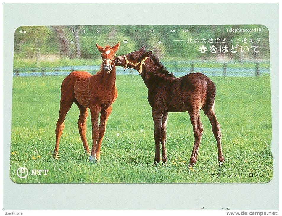 PAARD - HORSE - CHEVAL ( NTT Japan ) ! - Paarden