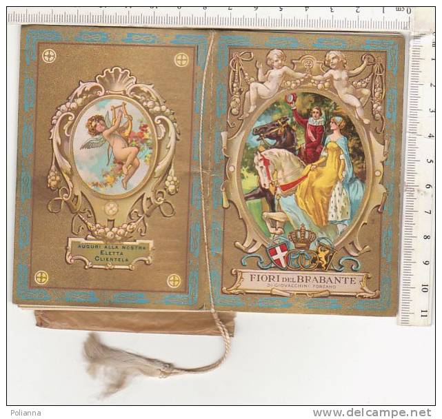 PO5405B# CALENDARIETTO FIORI DEL BRABANTE (G.Forzano) PUBBLICITA' VINO MARSALA STAB. PIETRO CUDIA/VERMOUTH/COGNAC  1933 - Small : 1901-20