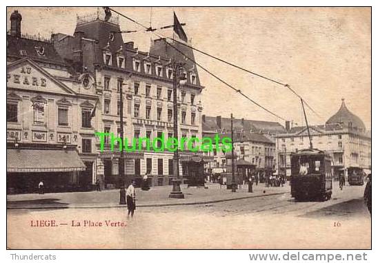 LUIK ** LIEGE LA PLACE VERTE TRAM ANIMATION - Luik