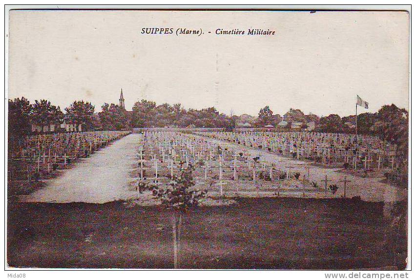 51. SUIPPES. CIMETIERE MILITAIRE. - Cimetières Militaires