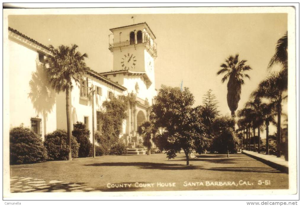 California-santa Barbara-county Court House - Santa Barbara