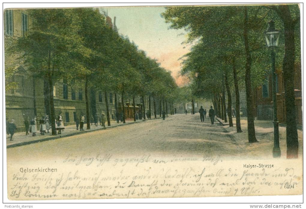 Gelsenkirchen, Kaiserstrasse, 1903 - Gelsenkirchen