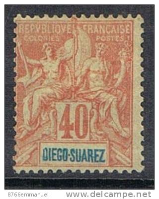 DIEGO-SUAREZ N°47 NSG - Unused Stamps