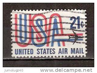 Timbre Etats-Unis Y&T Air Mail N° PA 72 (1). Oblitéré. 21 Cents. Cote 0.30 € - 3a. 1961-… Oblitérés