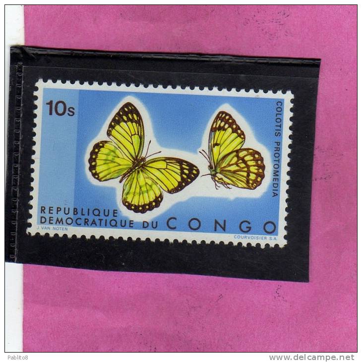 CONGO REPUBLIQUE 1971 BUTTERFLY BUTTERFLIES - FARFALLA FARFALLE MNH - Mint/hinged