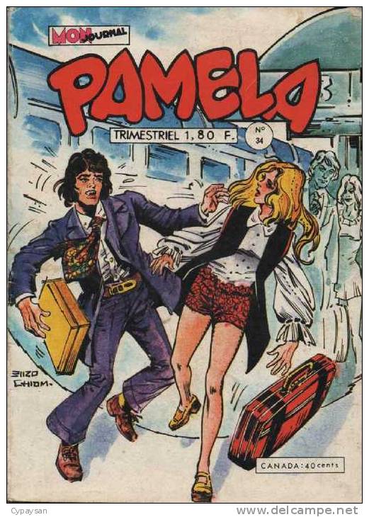 PAMELA N° 34 BE MON JOURNAL 09-1972 - Mon Journal