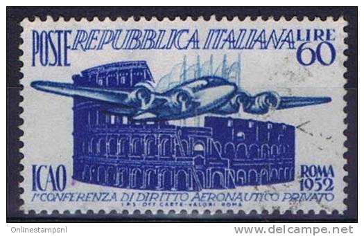 Italy Mi 869, 1952, Used - 1946-60: Gebraucht