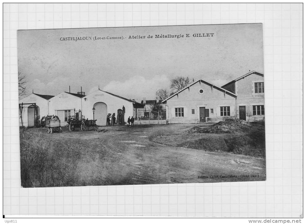 CASTELJALOUX  (Lot-et-Garonne)   -  Atelier De Métallurgie E.GILLET - Casteljaloux