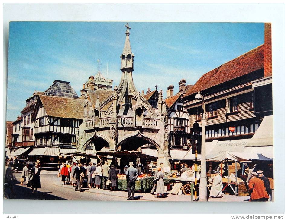 Carte Postale Ancienne : SALISBURY : The Poultry Cross , Animé - Salisbury