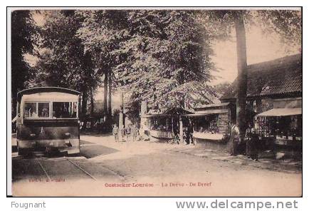 BELGIQUE :OOSTACKER-LOURDES.(Fl.oc Cid.):1926:La Drève.TRAM EN GROS PLAN. - Autres & Non Classés