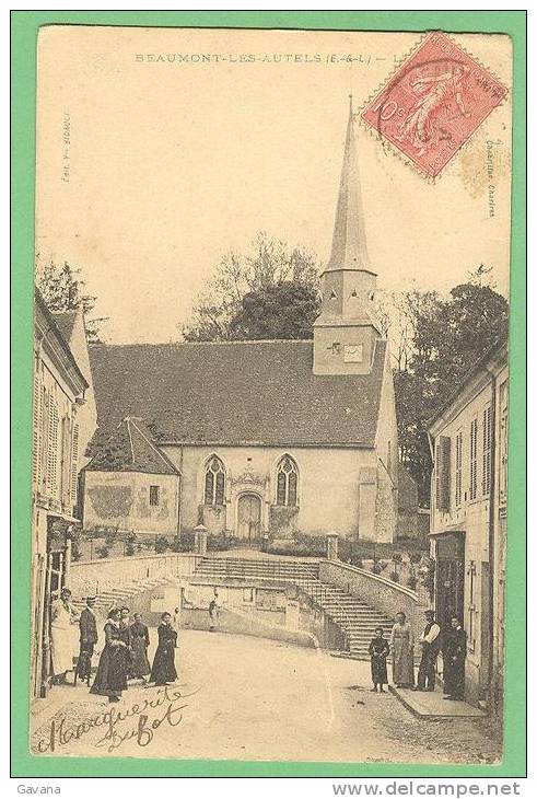 28 BEAUMONT-les-AUTELS - L'église - Autres & Non Classés