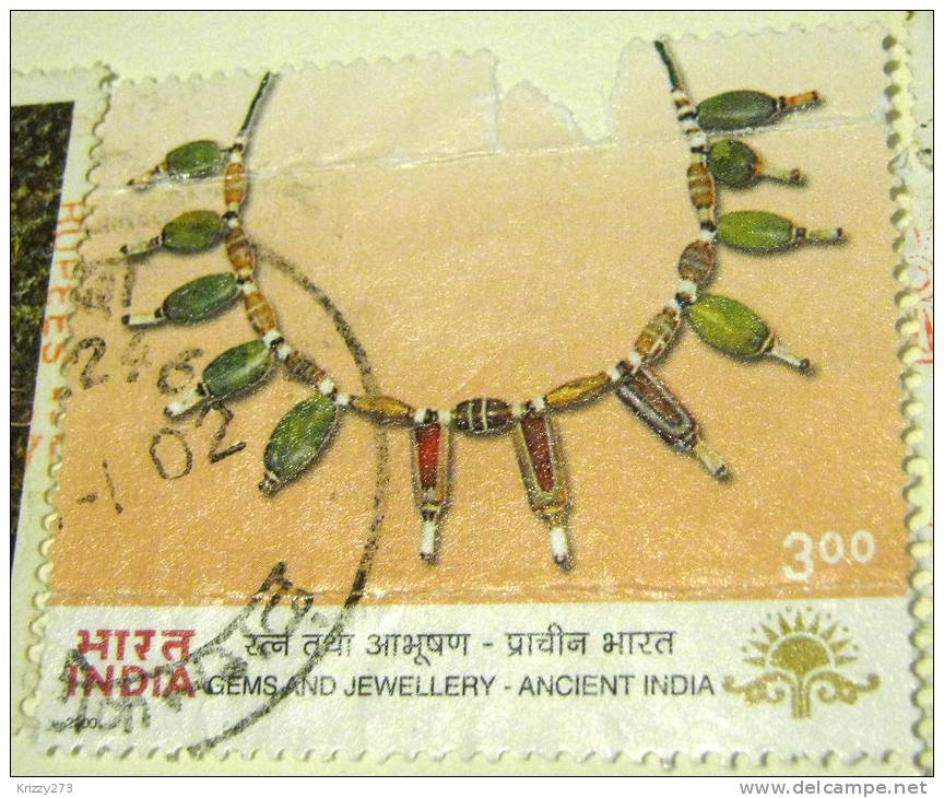India 2000 Gems And Jewellery - Ancient India 3.00 - Used - Used Stamps