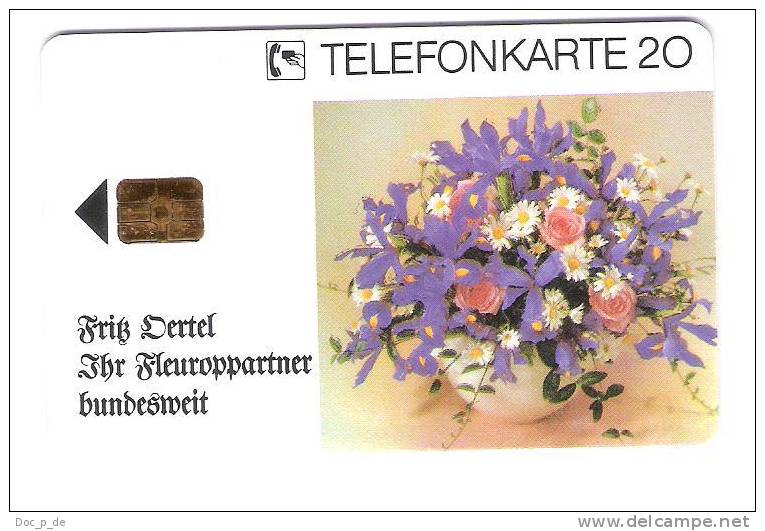 Germany - O064  04/92 - Fleurop - Flowers - O-Series : Series Clientes Excluidos Servicio De Colección