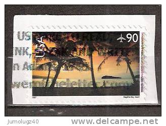Timbre Etats-Unis Y&T Air Mail N° PA136. 90 Cents. Cote ?? € - 3a. 1961-… Gebraucht