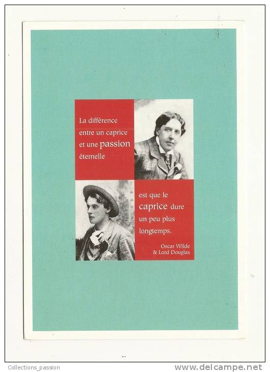 Cp, Philosophie &amp; Pensées, Oscar Wilde, La Différence Entre Un Caprice Et Une Passion Eternelle ... - Philosophie